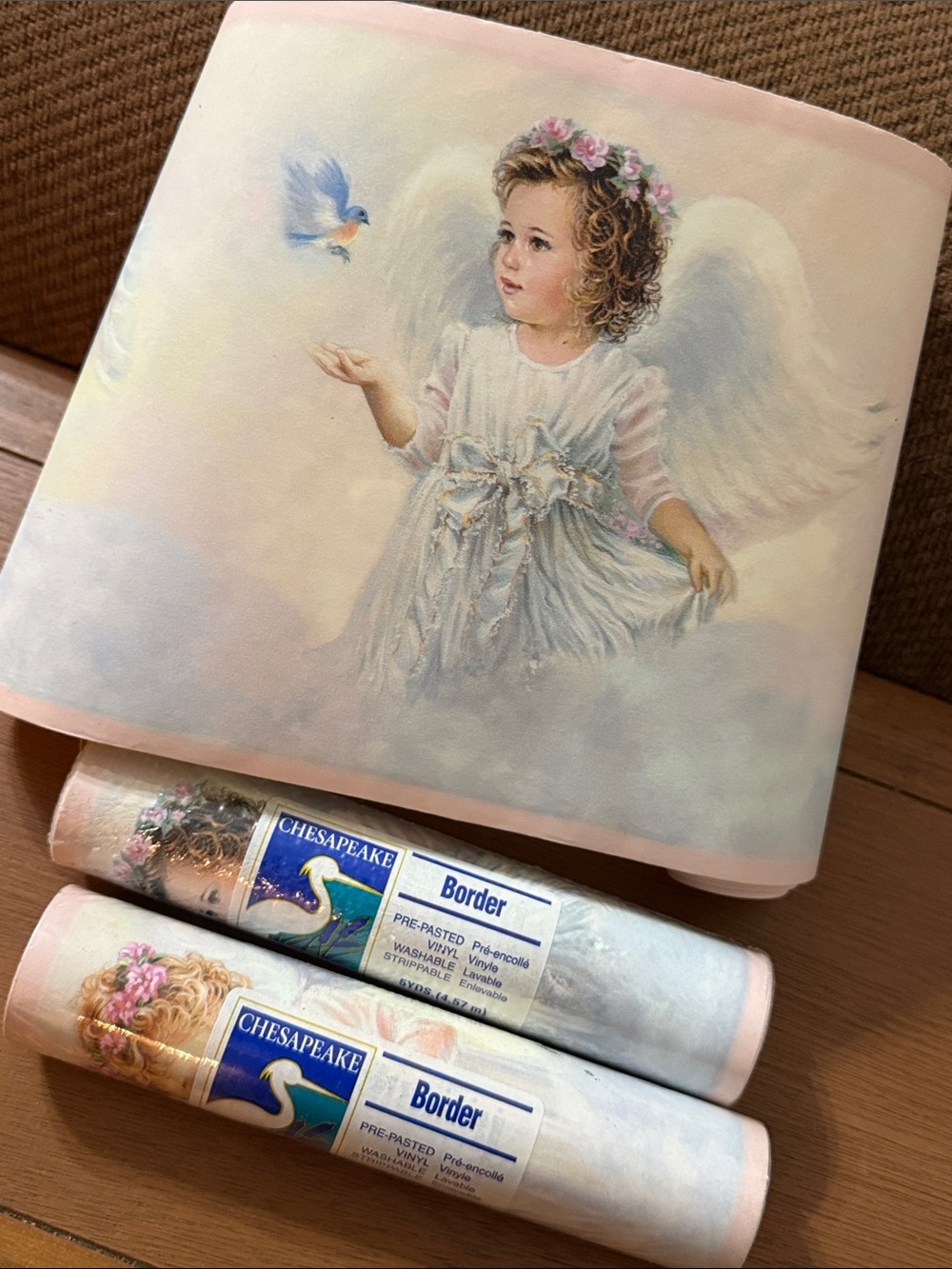 Chesapeake Baby Angel Wallpaper Border 3 rolls